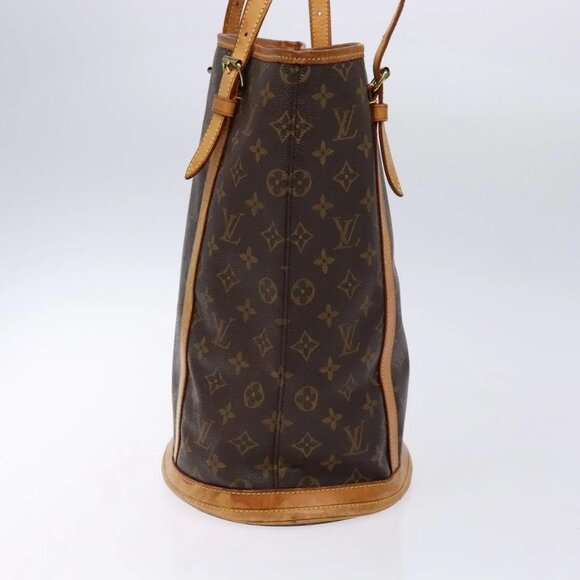 LOUIS VUITTON Monogram Bucket GM Shoulder Bag M42236 LV Auth 138786 - Picture 5 of 16